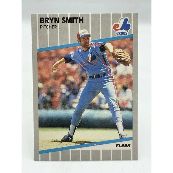 Bryn Smith‎ #394 Montreal Expos 1989 Fleer MLB TCG Mint - Picture 1 of 2